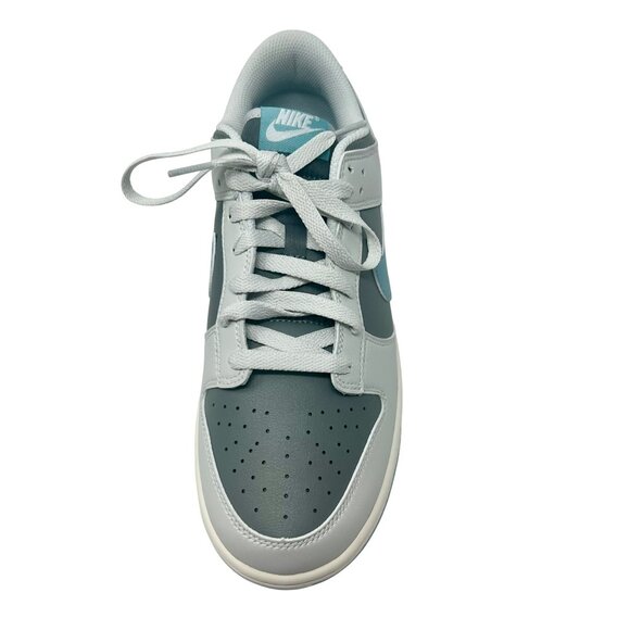 Nike Womens Dunk Low Retro Shoes - Gray/Teal ‎ - Size 9 - Picture 5 of 8